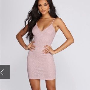 Windsor Pink Sparkly Dress